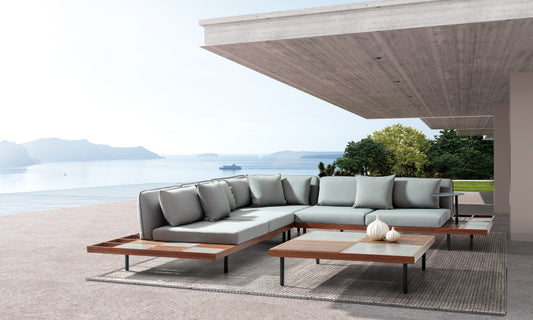 Hoek Loungeset - Java - Aluminium - Datho Outdoor