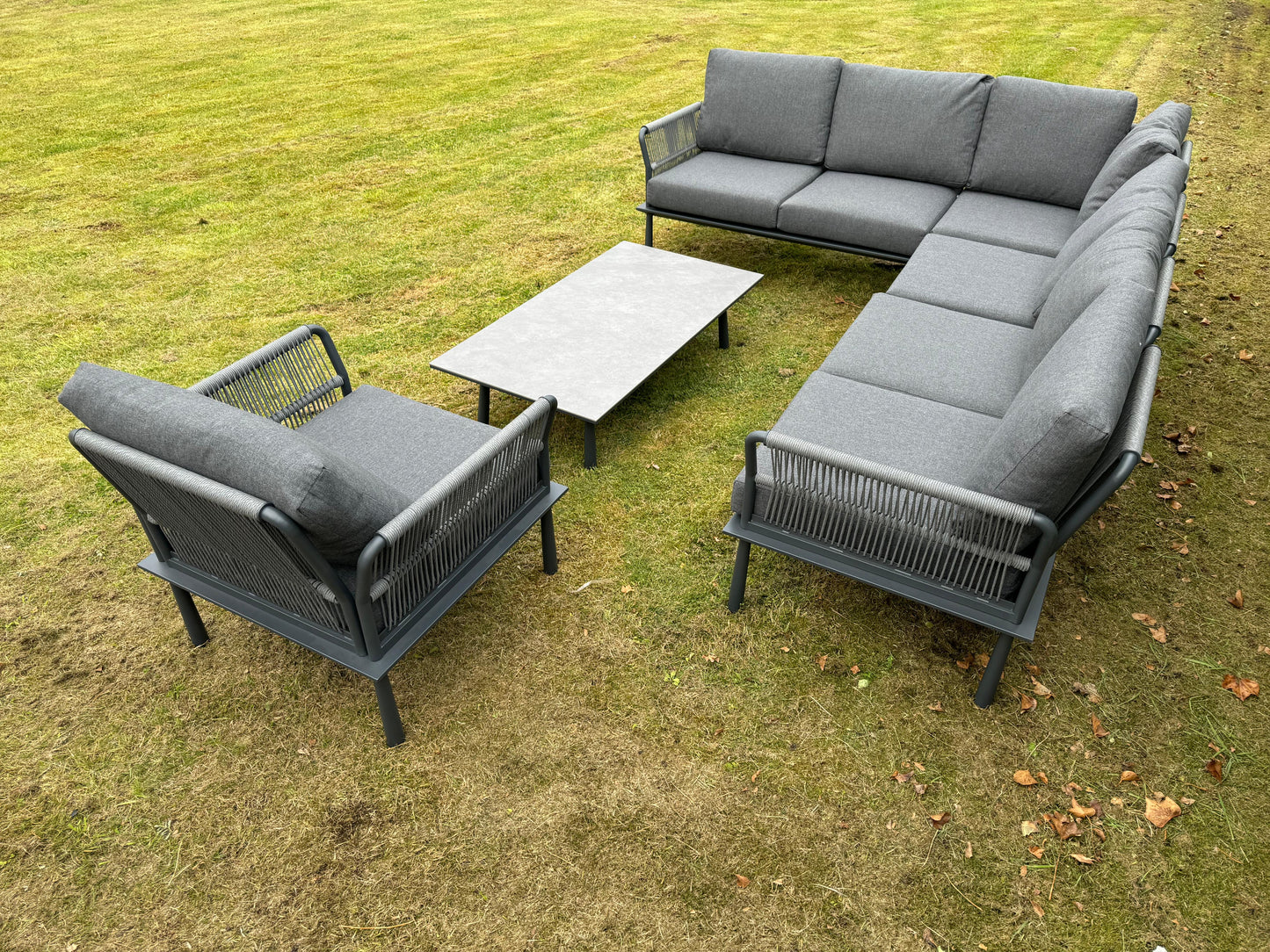 Hoekbank | Loungeset | Trino | Met tussenstuk en stoel