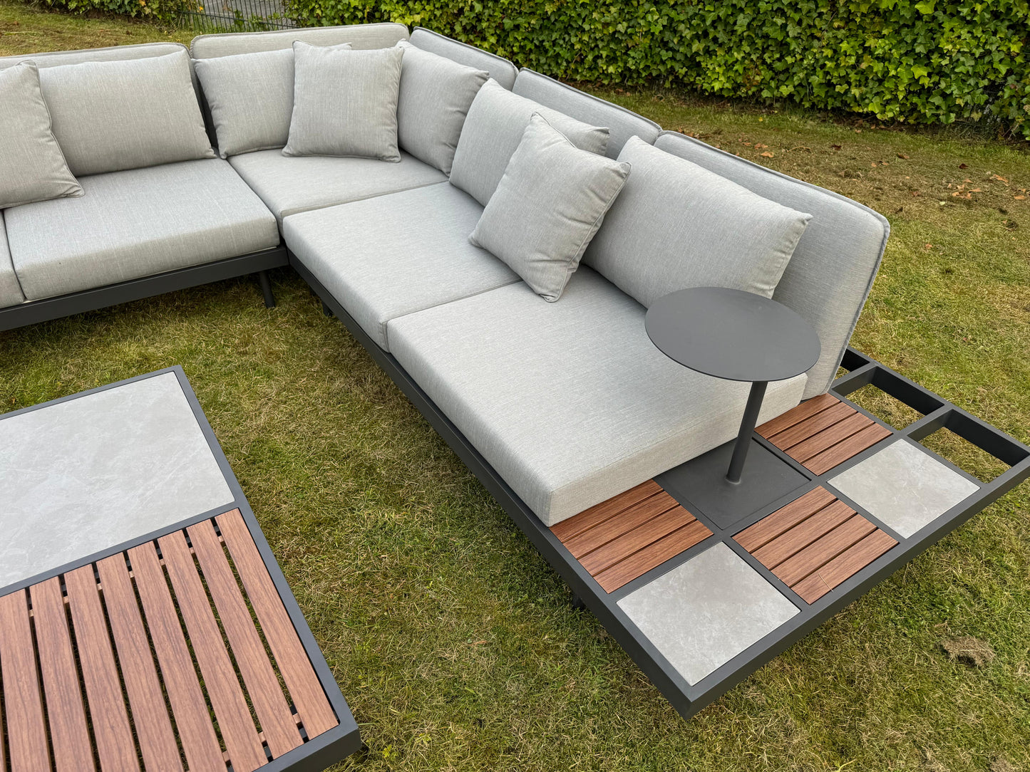 Hoek Loungeset - Bali - Antraciet
