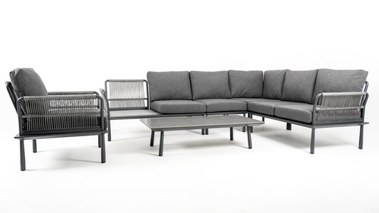 Hoekbank | Loungeset | Trino | Met tussenstuk en stoel