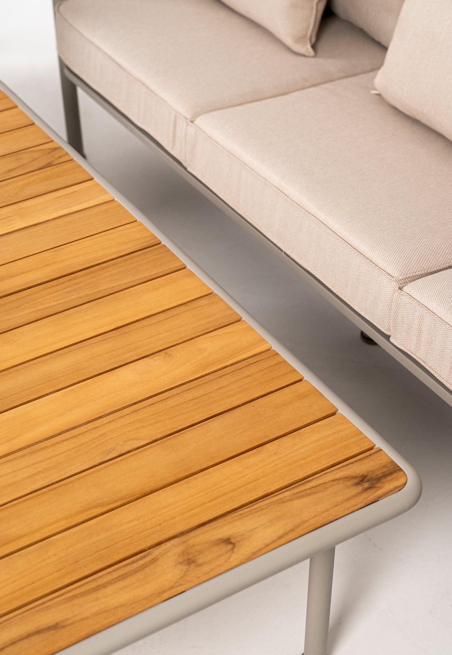 Stoel-Bank Loungeset - Bora Bora - Aluminium Teak