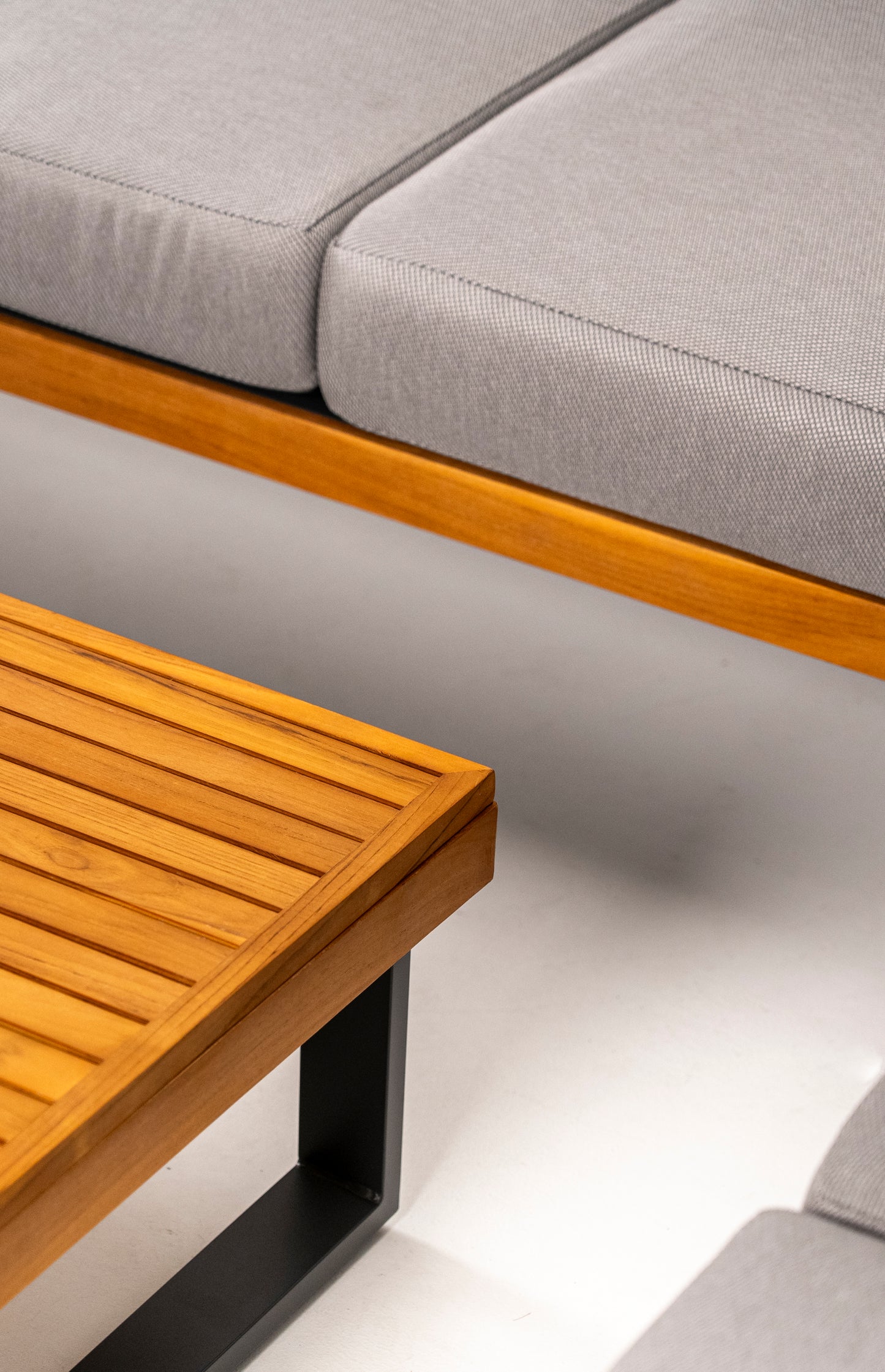 Hoek Loungeset - Malta - Aluminium - Teak