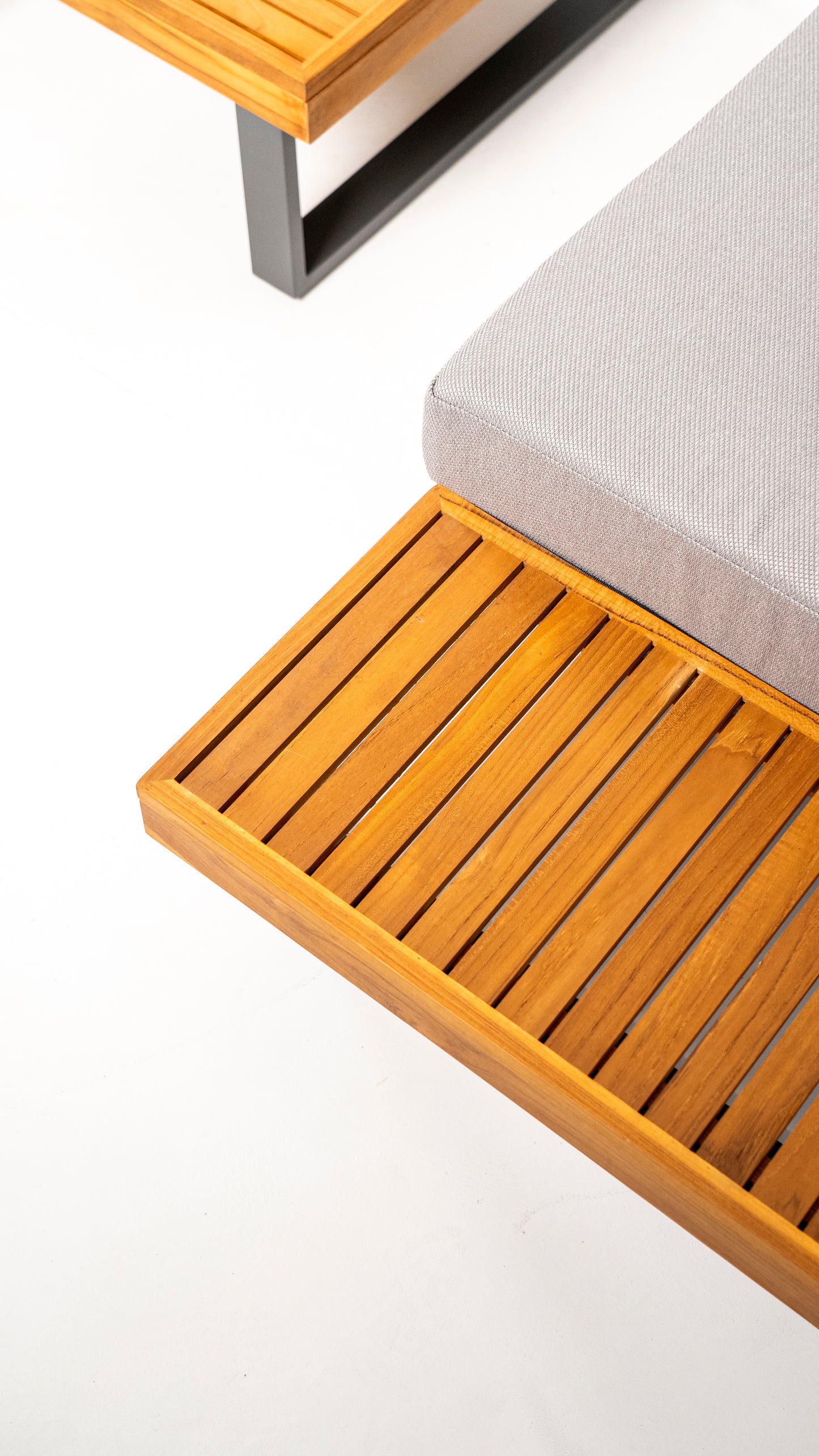 Hoek Loungeset - Malta - Aluminium - Teak