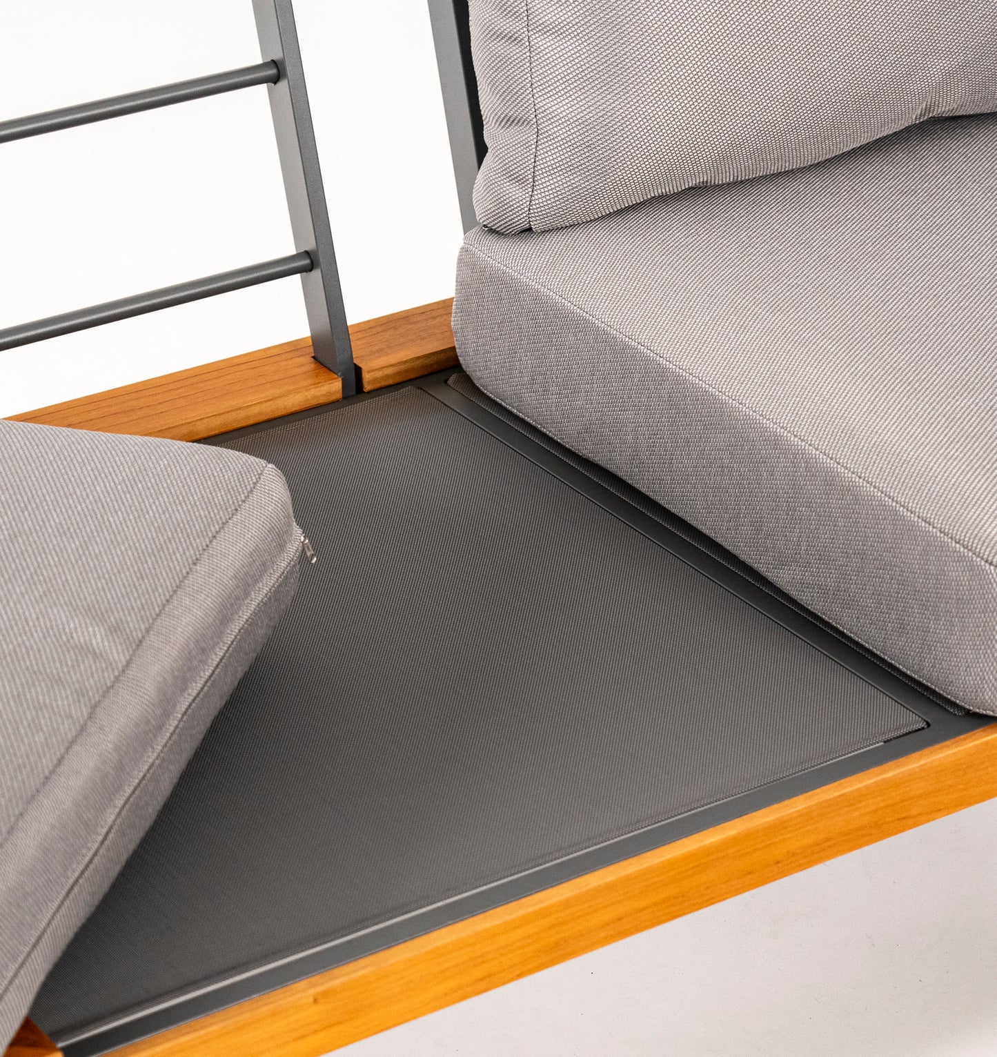 Hoek Loungeset - Malta - Aluminium - Teak