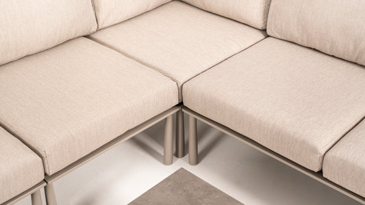 Hoekbank | Loungeset | Trino | Met tussenstuk en stoel