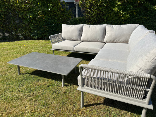 Showroommodel Trino Loungeset Beige (1 beschikbaar)