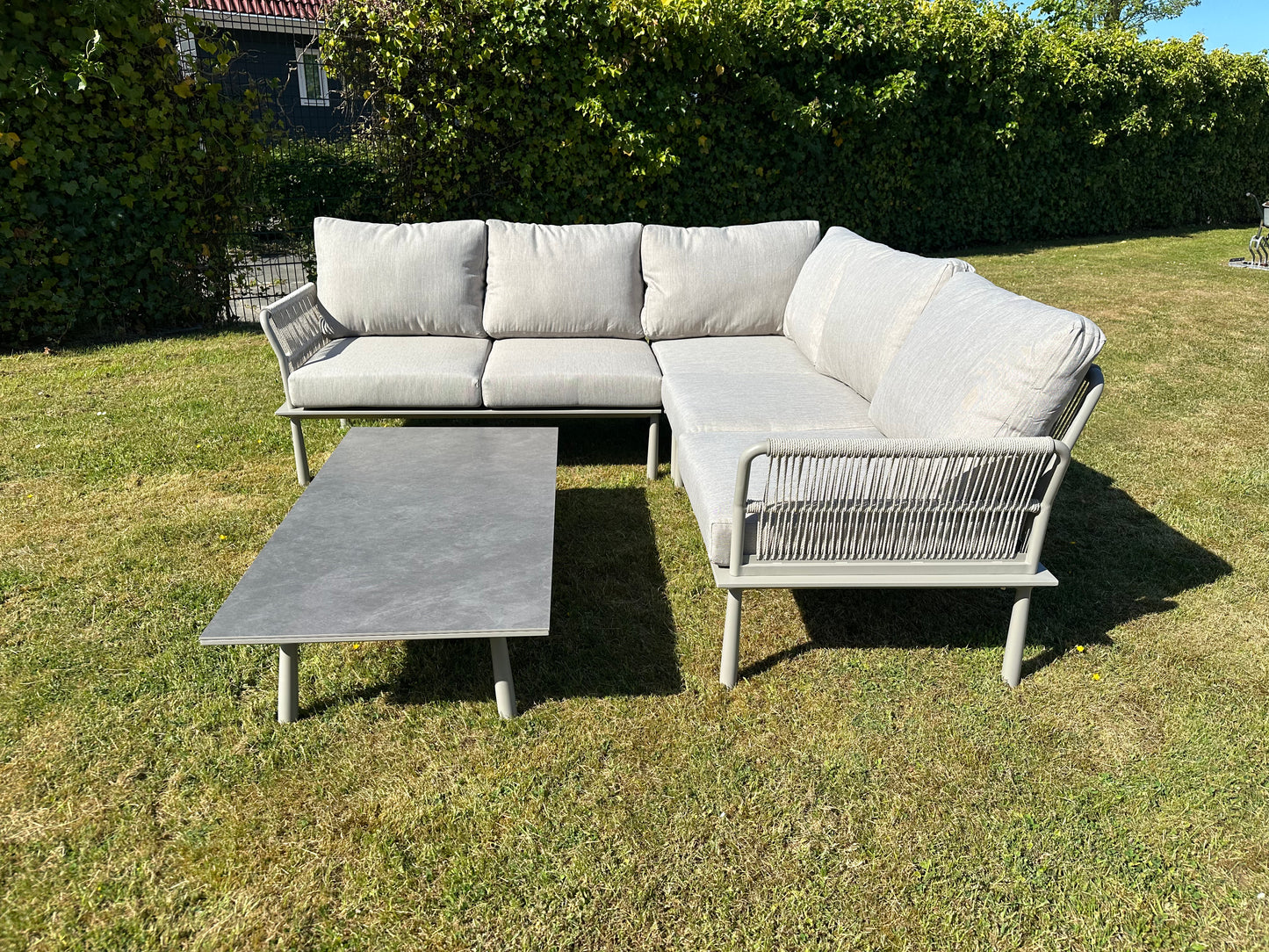 Showroommodel Trino Loungeset Beige (1 beschikbaar)