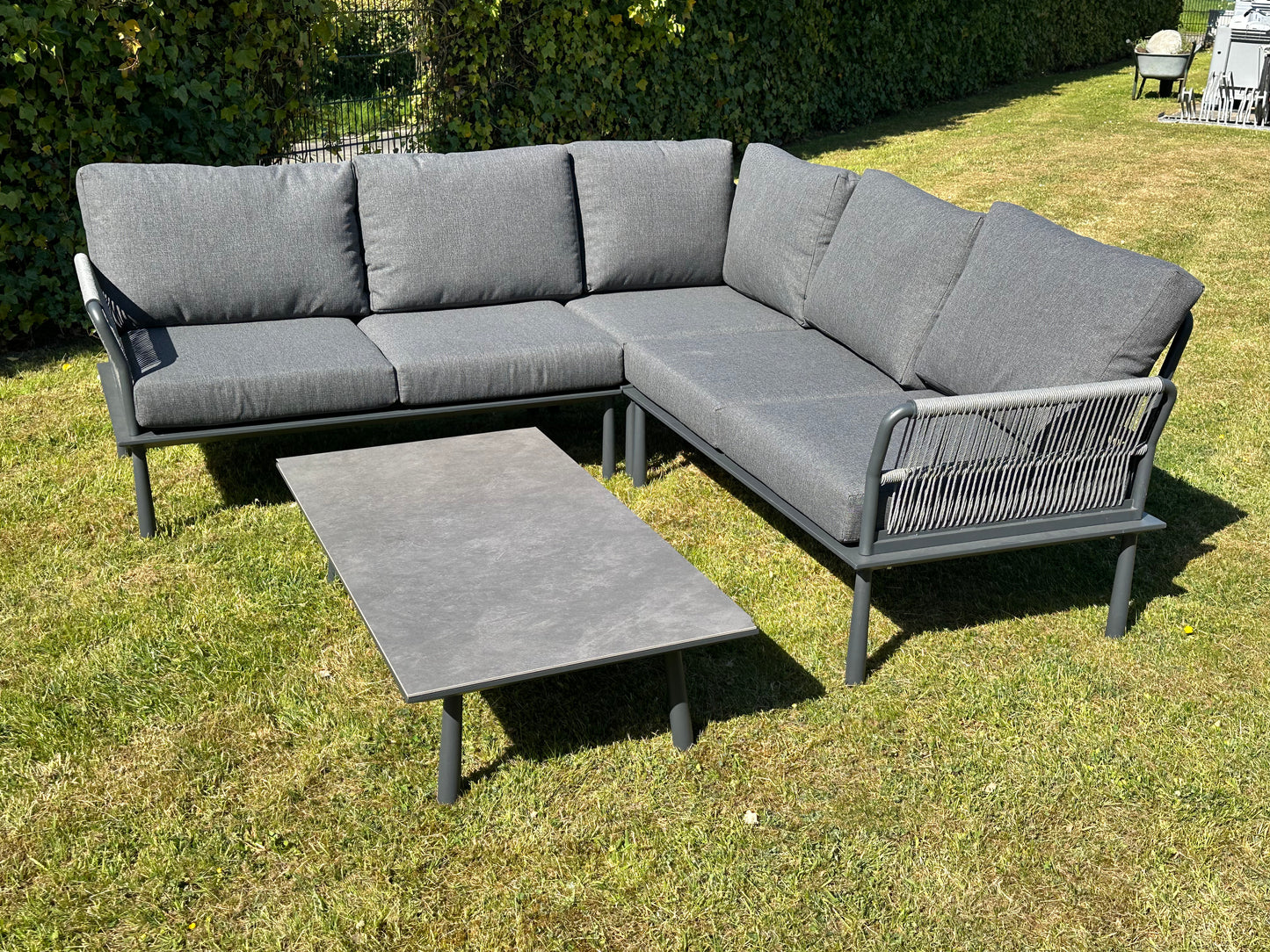 Showroommodel Trino Loungeset Antraciet (1 beschikbaar)