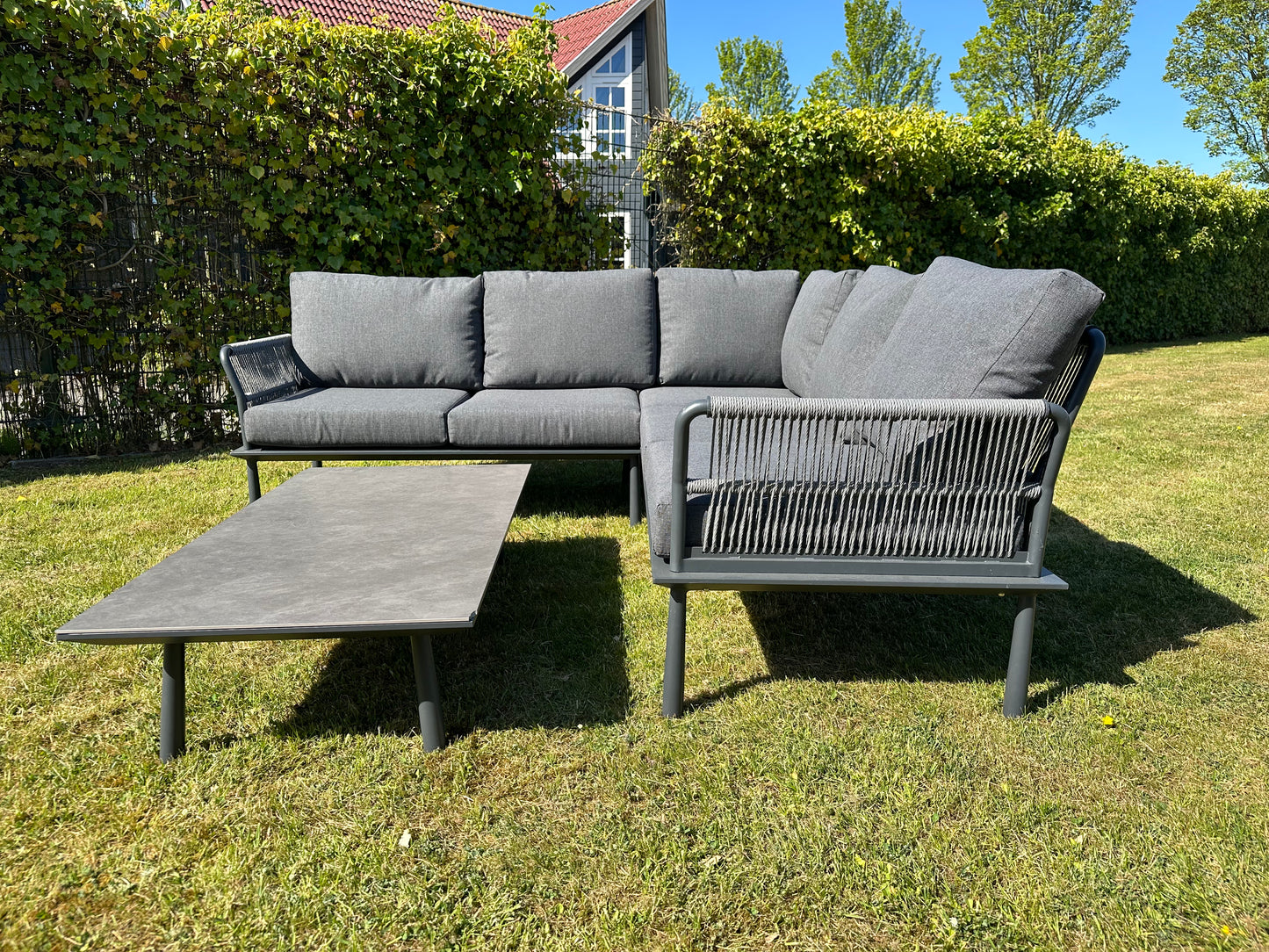Showroommodel Trino Loungeset Antraciet (1 beschikbaar)