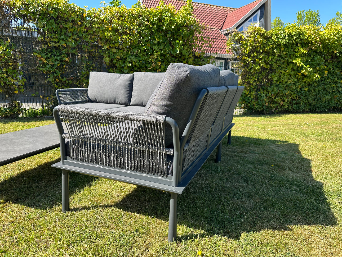 Showroommodel Trino Loungeset Antraciet (1 beschikbaar)
