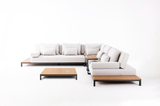 Hoek Loungeset - Maui - Datho Outdoor - Antraciet