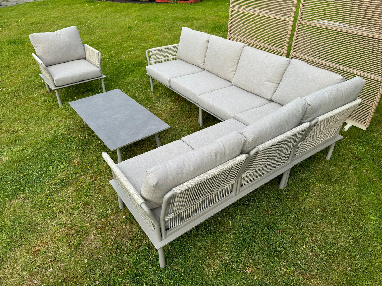 Hoekbank | Loungeset | Trino | Met tussenstuk en stoel