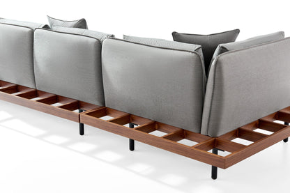 Hoek Loungeset - Java - Aluminium - Datho Outdoor