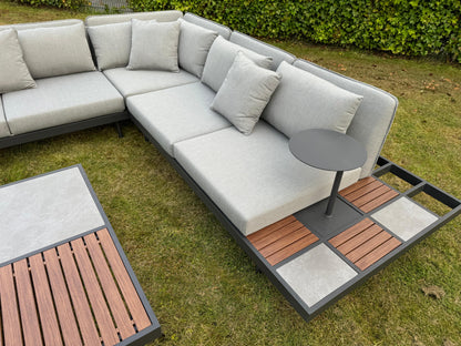 Hoek Loungeset - Bali - Antraciet