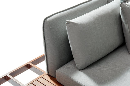 Hoek Loungeset - Java - Aluminium - Datho Outdoor