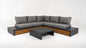 Hoek Loungeset - Ibiza - Aluminium - Antraciet Lichtgrijs