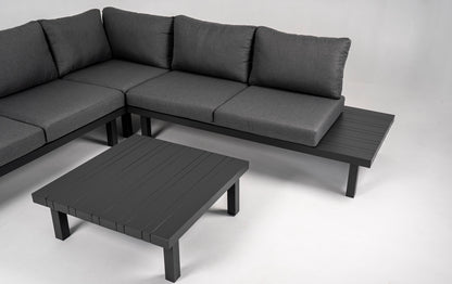Showroommodel Hoek Loungeset - Cuba - Aluminium - Antraciet (1 beschikbaar)