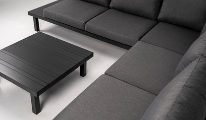 Showroommodel Hoek Loungeset - Cuba - Aluminium - Antraciet (1 beschikbaar)