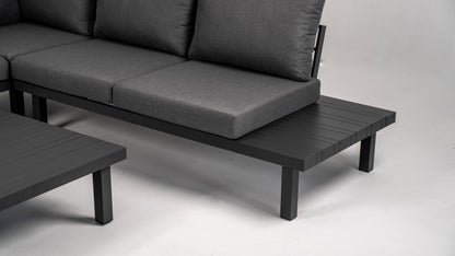 Showroommodel Hoek Loungeset - Cuba - Aluminium - Antraciet (1 beschikbaar)