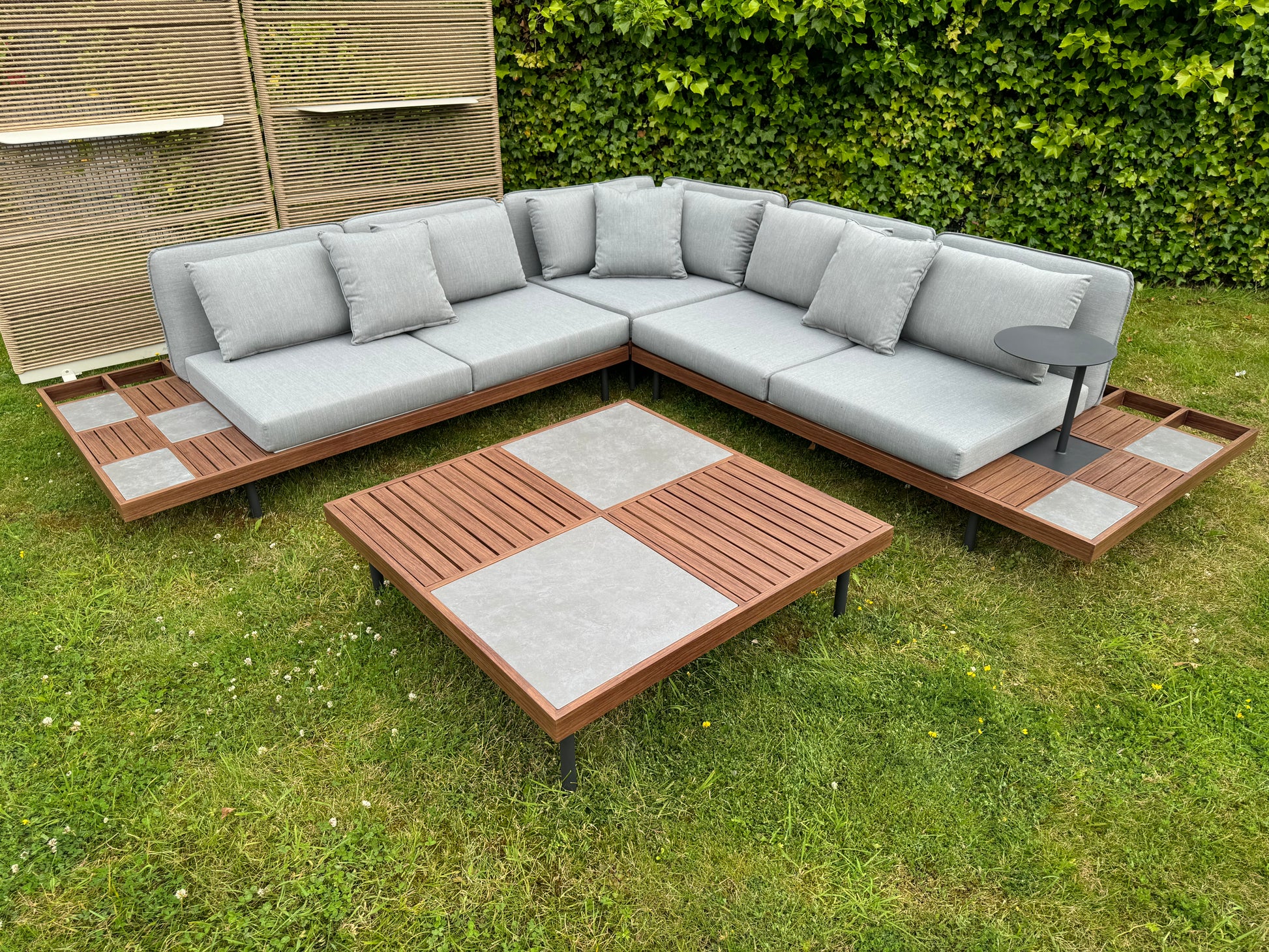 Hoek Loungeset - Java - Aluminium - Datho Outdoor – DATHO Outdoor
