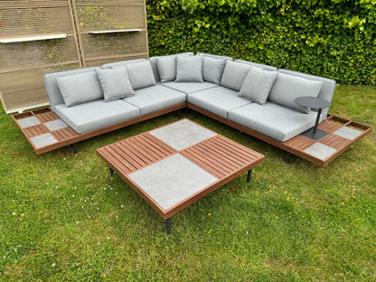 Hoek Loungeset - Java - Aluminium - Datho Outdoor