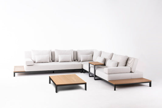 Hoek Loungeset - Maui - Datho Outdoor - Antraciet
